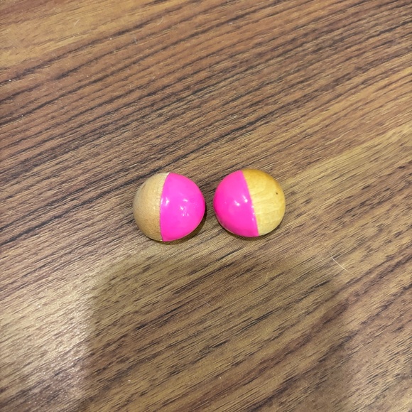 Kate Spade Wooden Earrings - Picture 1 of 2